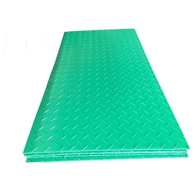 As estradas plásticas verdes duráveis da terra do HDPE inundam Mat For Excavators Construction