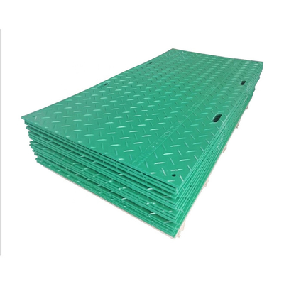 Esteiras compostas verdes da construção pesada da proteção da terra do apoio do caminhão do HDPE