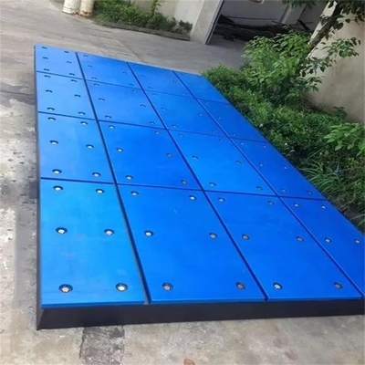 Construção plástica de Marine Bumper Pads For Port do para-choque do porto da placa de UHMWPE