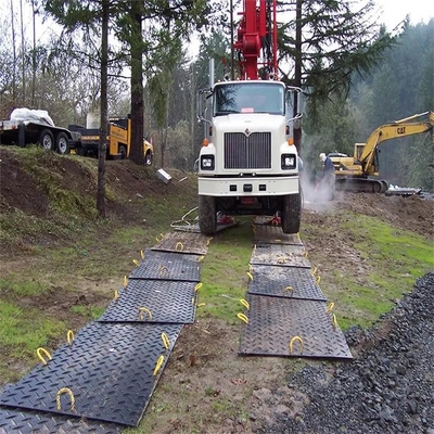 a estrada composta exterior do HDPE de 4x8ft Plastice chapeia as esteiras à terra da proteção