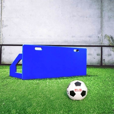 Placas resilientes de formação portáteis da repercussão do futebol do HDPE da placa dos plásticos azuis