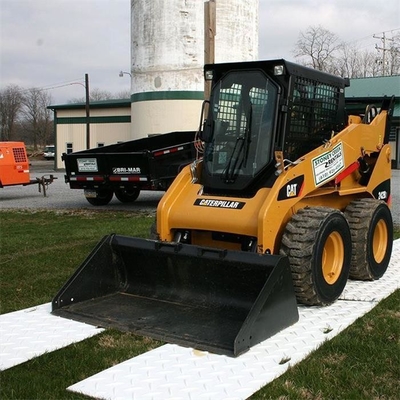 4ft. W X 8ft. L proteção à terra Mats Clear do HDPE de Diamond Plate Tread Design