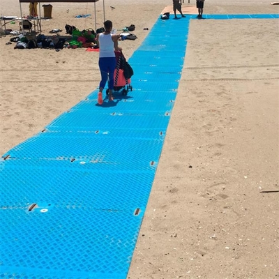 esteiras plásticas de Rig Mats For Heavy Duty Road do pântano do HDPE azul provisório de 2×8ft