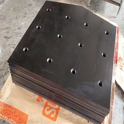 Depósito de carvão de UHMWPE que alinha a folha preta do polietileno da vara do costume da folha não