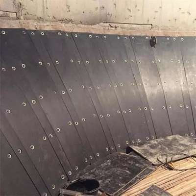 Depósito de carvão de UHMWPE que alinha a folha preta do polietileno da vara do costume da folha não
