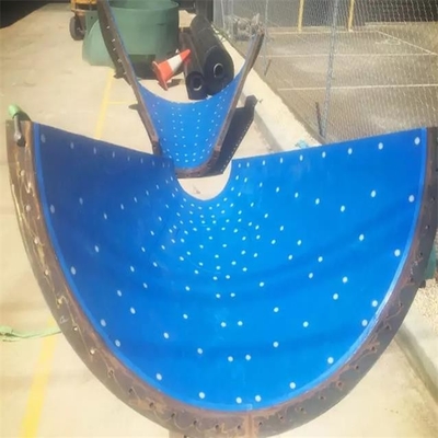 Auto azul que lubrifica a placa plástica do forro do PE do forro UHMW do silo da caixa do caminhão