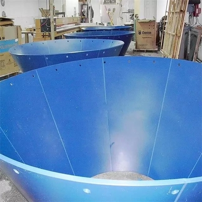 Vista - silo resistente do depósito de carvão do transporte ultra alto - o forro do polietileno do peso molecular