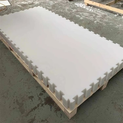 revestimento portátil sintético da patinagem de rolo da pista de gelo UHMWPE do hóquei de 1200*1000mm