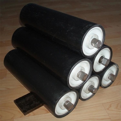 Tensor azul do rolo do transporte de correia de UHMWPE para o rolo de mineração do transporte de correia
