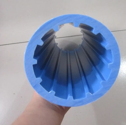 Tensor azul do rolo do transporte de correia de UHMWPE para o rolo de mineração do transporte de correia