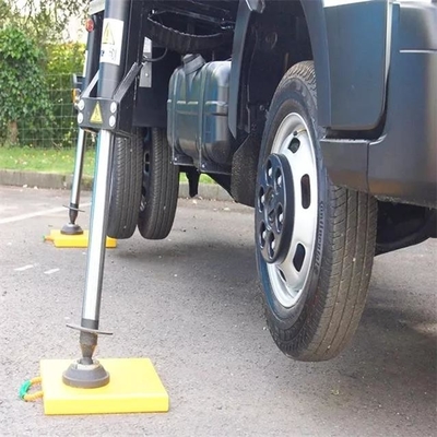 24X24 avançam duramente o bloco plástico Crane Jack Truck Foot Pad das almofadas da guiga do HDPE