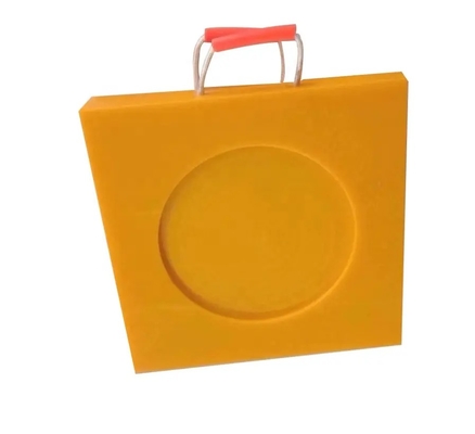 24X24 avançam duramente o bloco plástico Crane Jack Truck Foot Pad das almofadas da guiga do HDPE