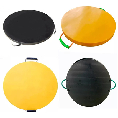 Almofada provisória da guiga de Crane Foot Support Plate Jack do HDPE para a construção
