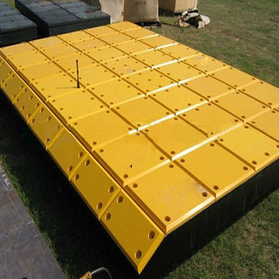 Placa de painel plástica do para-choque do navio do cone da doca de UHMWPE para almofadas da proteção do barco do porto