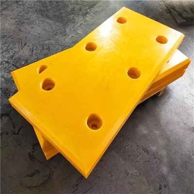 Almofada plástica do para-choque da cara do canto do navio do painel frontal UHMWPE da construção dura do cais