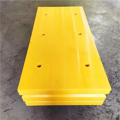 Almofada plástica do para-choque da cara do canto do navio do painel frontal UHMWPE da construção dura do cais