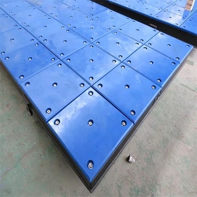 O para-choque plástico azul impermeável da doca de Marine Panel UHMWPE acolchoa para o para-choque do molhe