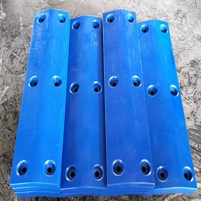 Curvado projetar a cara plástica do para-choque da doca acolchoa UHMWPE Marine Dock Bumpers