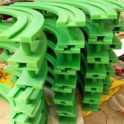 Tiras de desgaste plásticas do guia da corrente do trilho de guia UHMWPE do polietileno para a correia transportadora